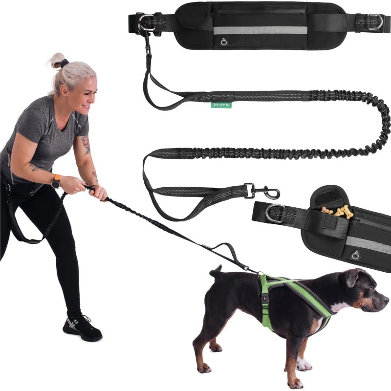 FIT4MED Hoftebælte med elastisk snor og støddæmper til hund