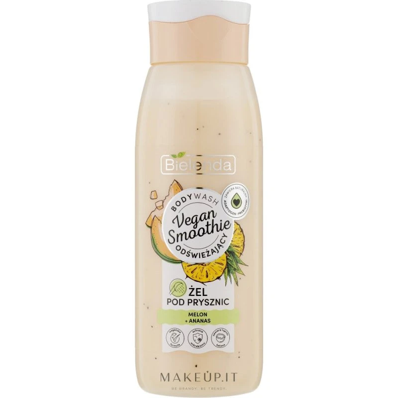 Bielenda Vegansk Smoothie Melon & Pineapple Shower Gel, 400 ml