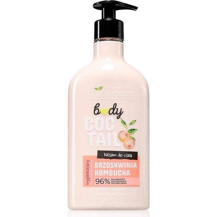 Bielenda Body Cocktail Fersken & Kombucha Fugtgivende Kropsmælk 400 ml