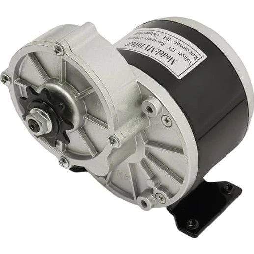 Gearreduceret 12V 250W DC-motor til elcykel og scooter (9:1)