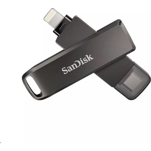 SanDisk iXpand Flash Drive Luxe 64GB - Lightning & USB-C