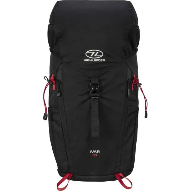 Highlander Ivar 30L herre-rygsæk, sort