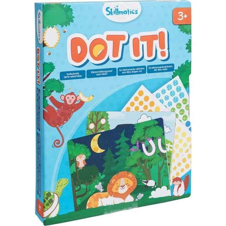 Skillmatics Dot It! Dyr - Kreativt klistermærkesæt