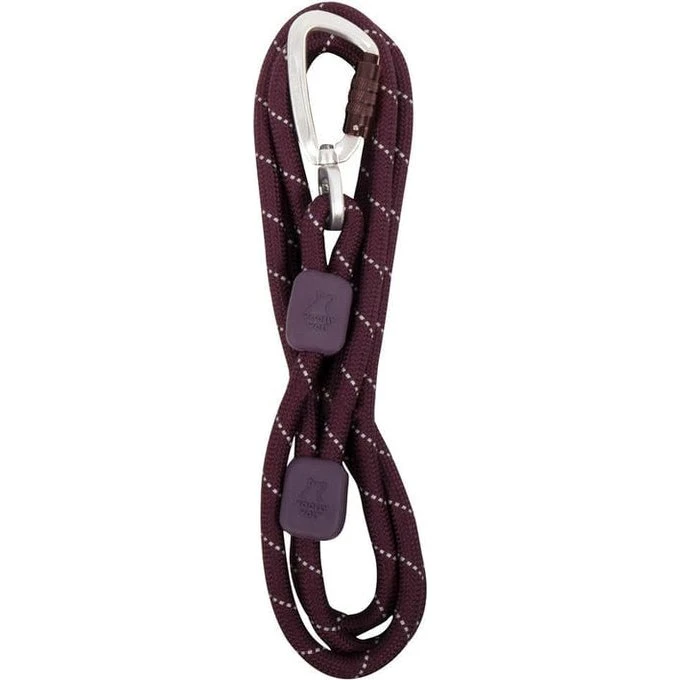 Woolly Wolf Rope Leash - 10mm - 180cm - Juicy Plum