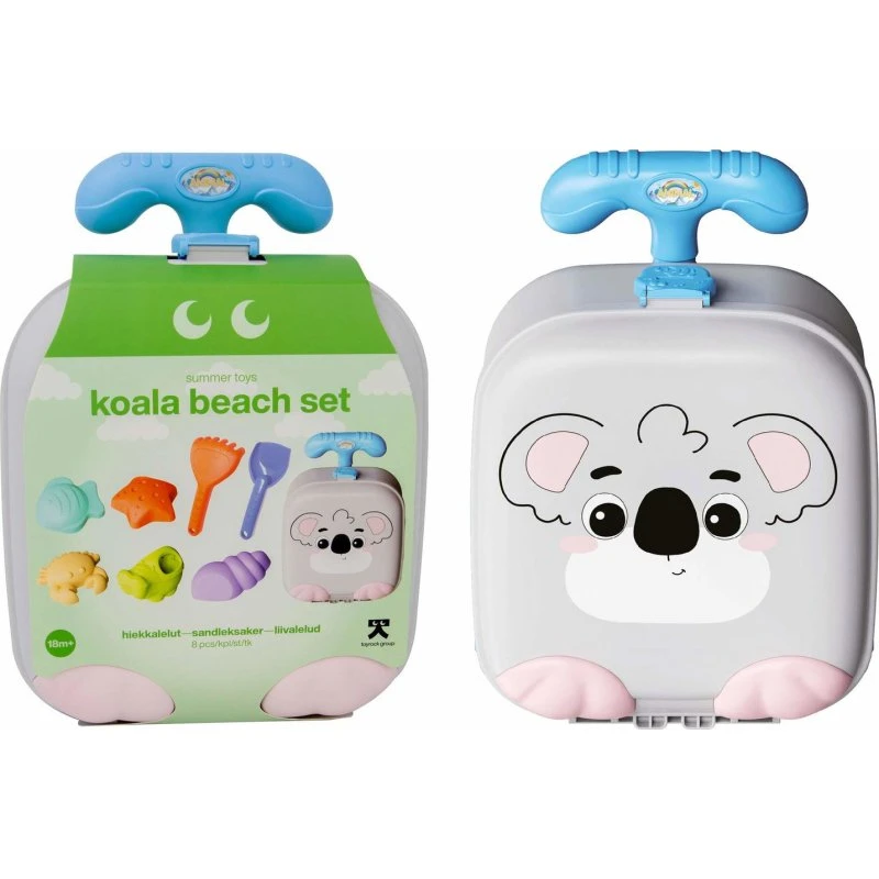 Toyrock Strandlegetøjssæt Koala-vogn, 8 dele