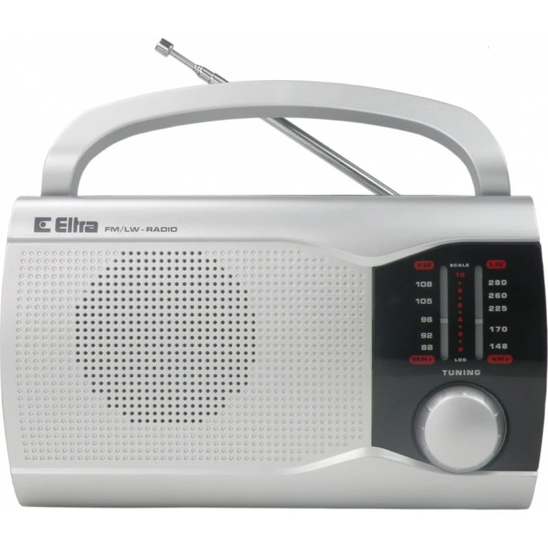 Eltra EWA Radio - FM/AM, Mono, Teleskopantenne - Sølv