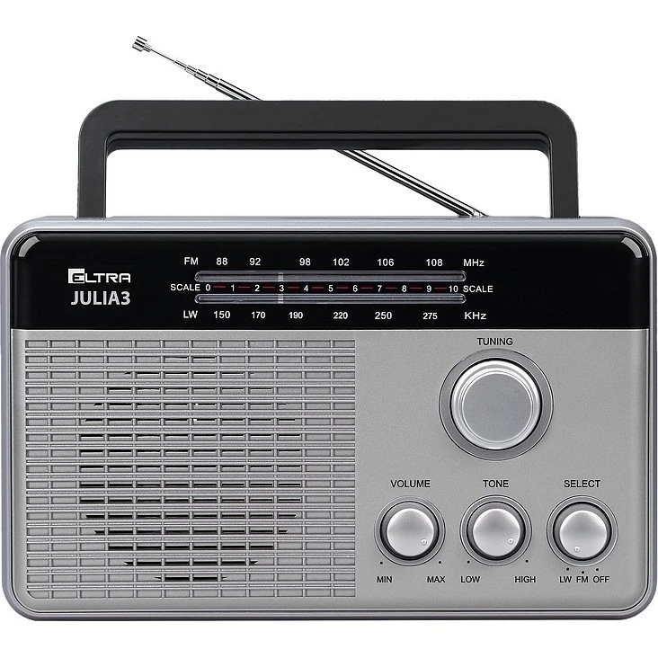 Eltra Julia 3 Radio - FM - Sølv