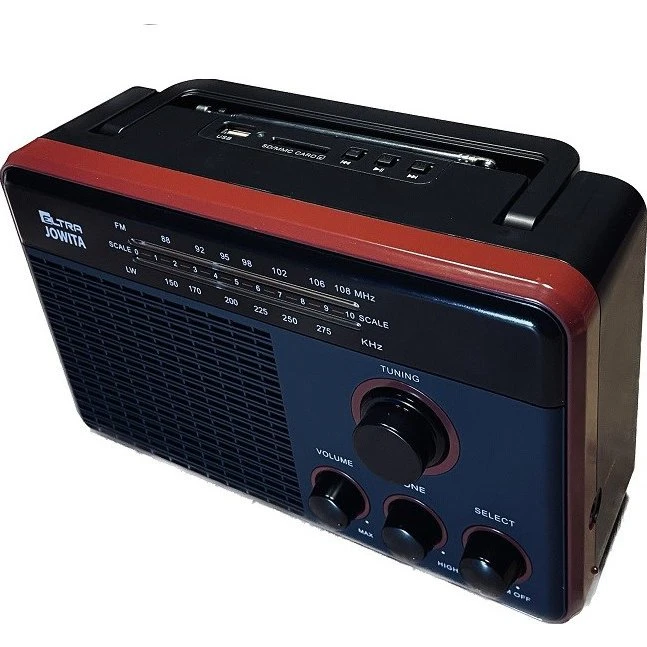 Eltra Jowita Radio - USB, FM, LW, MP3 - Sort