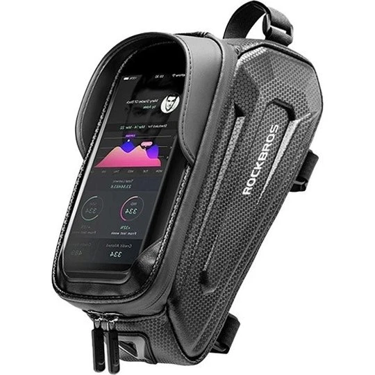 Rockbros B68-1 Cykeltaske med telefonlomme - 1.7L - Sort