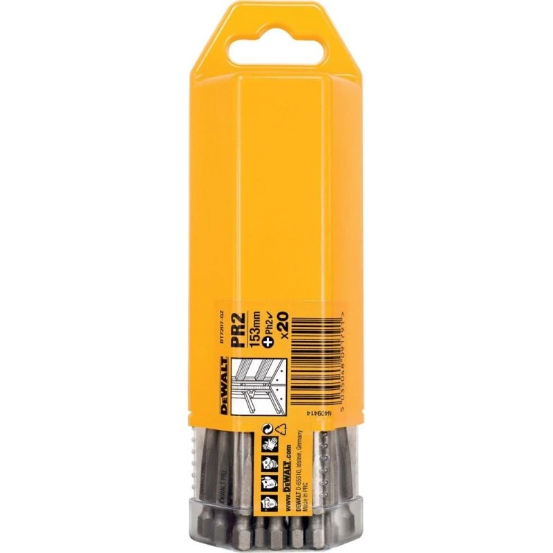 DeWALT DT7207-QZ PH2 skruerbit 153 mm (20 stk.)