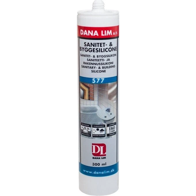 Dana Sanitets- & Byggesilicone 577 Sort 300ml