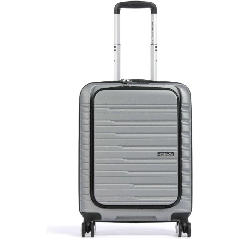 American Tourister Flashline Spinner 55 cm Frontloader Sky Silver