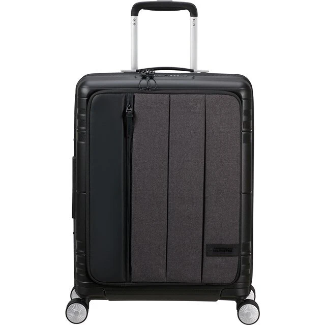 American Tourister Hello Cabin Spinner 55 cm ekspanderbar Grey Melange