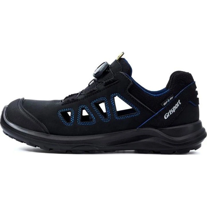 Grisport 70576 BOA sikkerhedssandal, S1P, sort, str. 37