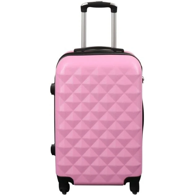 Kabinekuffert Hardcase Diamant - Lyserød 50 cm, 36 L