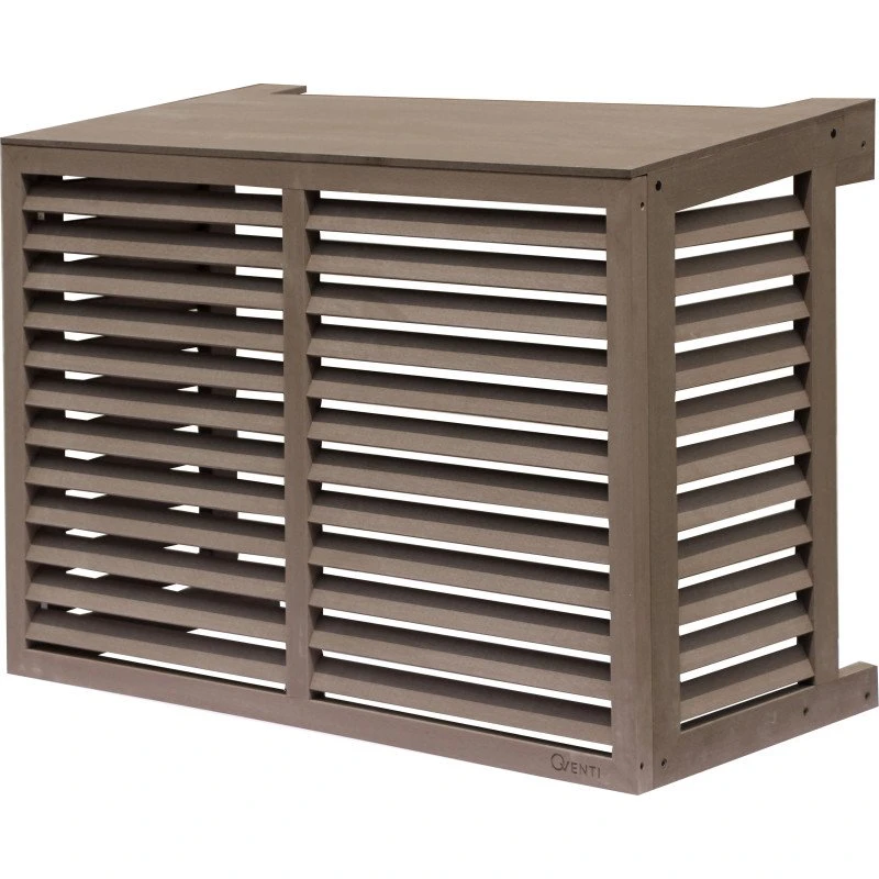 Qventi Varmepumpeskjuler Komposit, 115 cm, Brun