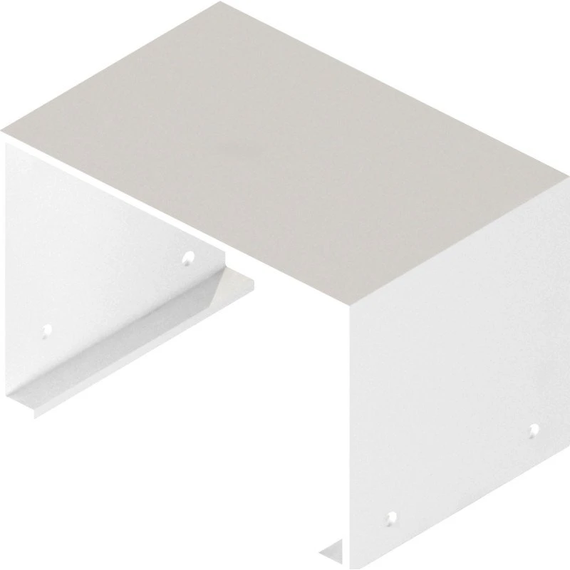Qventi vægkanal, aluminium hvid