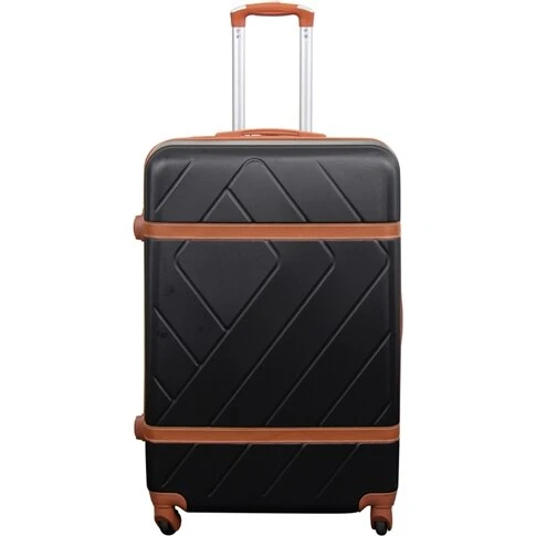 Smart Retro stor hardcase kuffert 104L – Sort 73×50×31 cm
