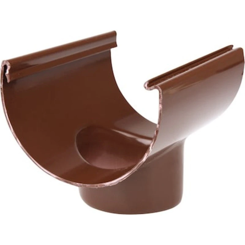 Plastmo tudstykke nr. 11, 75 mm, brun