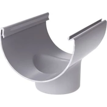 Plastmo tudstykke nr. 12, Ø75mm, grå