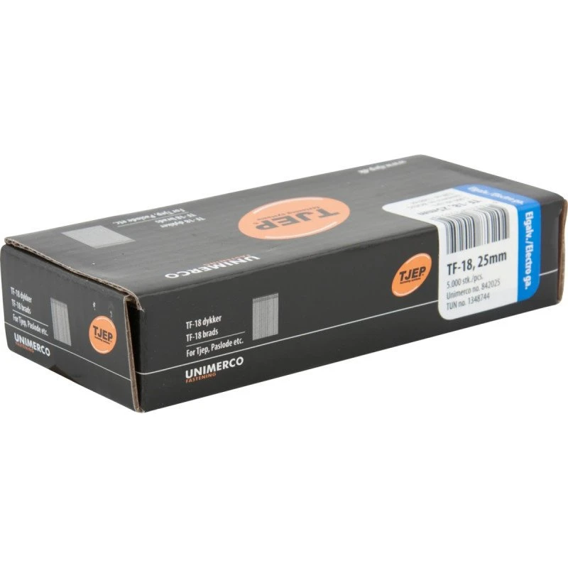Tjep TF18 Stifter Elgalv. 1,2x25 mm - 5.000 stk.