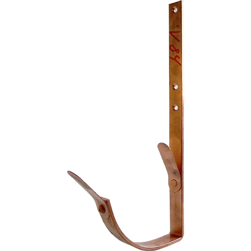 Rendejern 12" til arkitekt tagrende, 333 mm, kobber