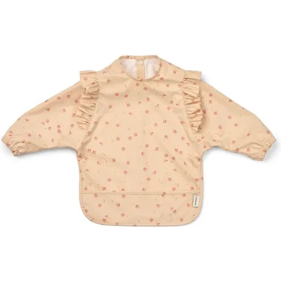 LIEWOOD Merle Ruffle Cape Bib - Berry/Pale Tuscany