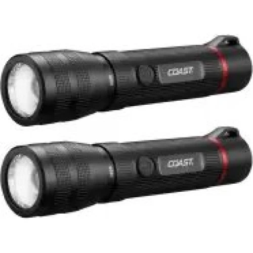 Coast G60R Vandtæt Genopladelig Lommelygte - 2 stk. (1000 lumen)