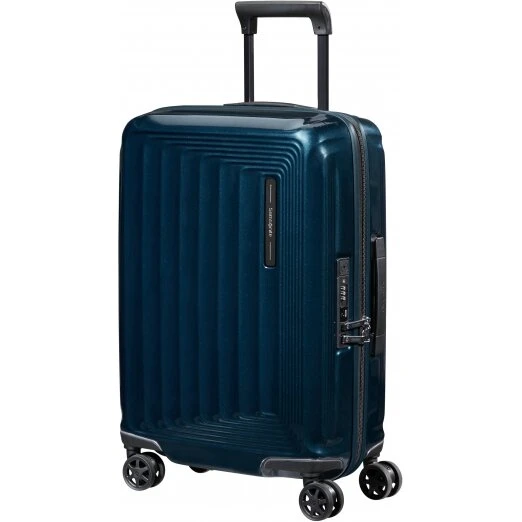 Samsonite Nuon 55 cm kabinekuffert, ekspanderbar Metallic Dark Blue