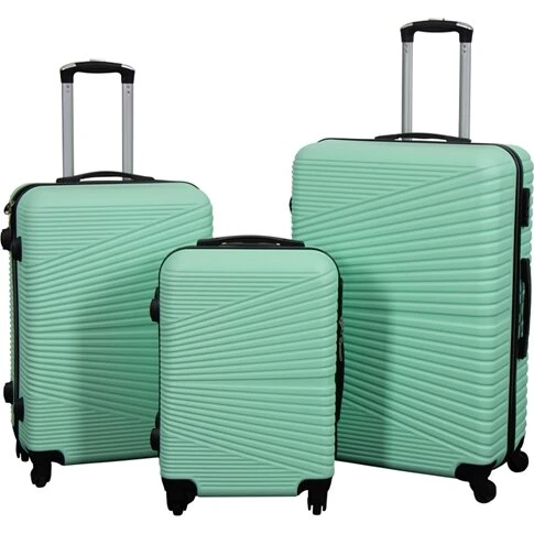 Nordic Kuffertsæt 3 stk. - Hardcase Mint (104/60/36 L)