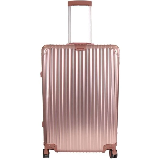Aluminiumskuffert Rosa-guld LARGE 76x50x25 cm med TSA
