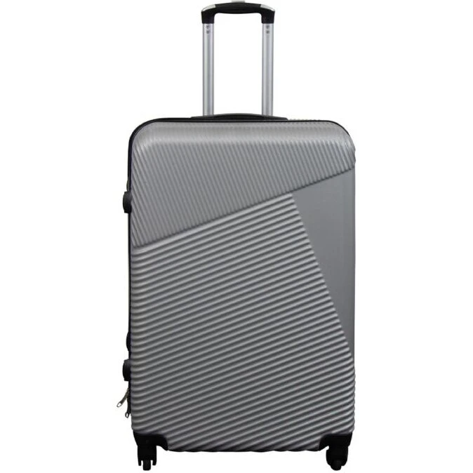 Silver Lines stor hardcase kuffert 104 L, sølv 73 cm