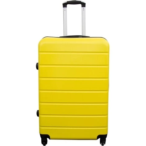 Uden mærke - Stor hardcase kuffert 104 L, gul