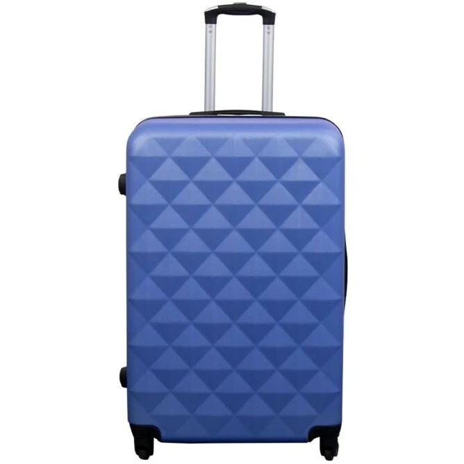 Uden mærke Stor hardcase kuffert 70 cm - Diamant blå 100L