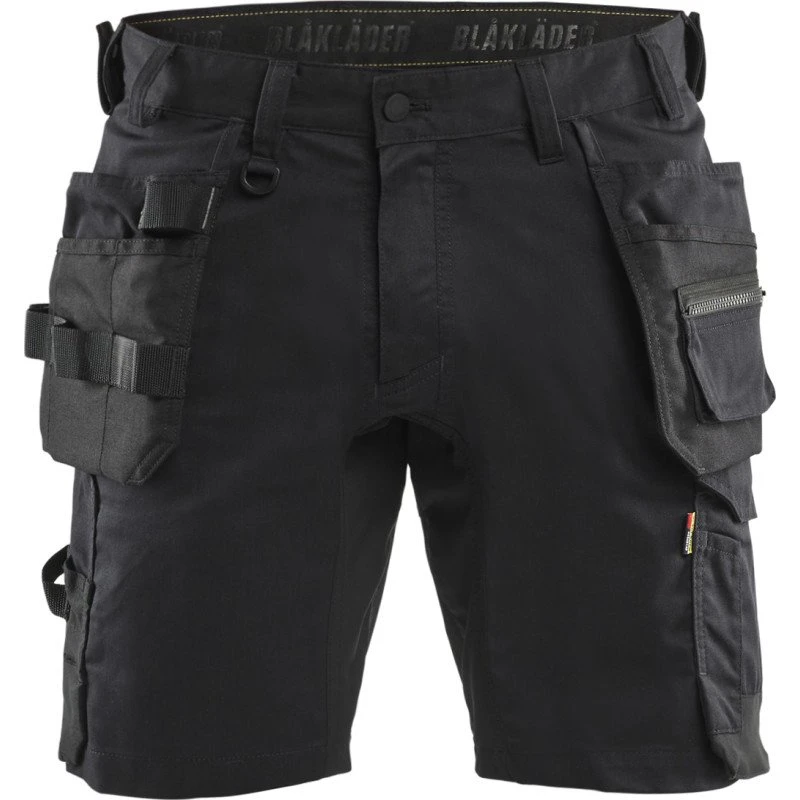 Blåkläder 1752 Håndværkershorts med 2-vejs stretch, sort, C44