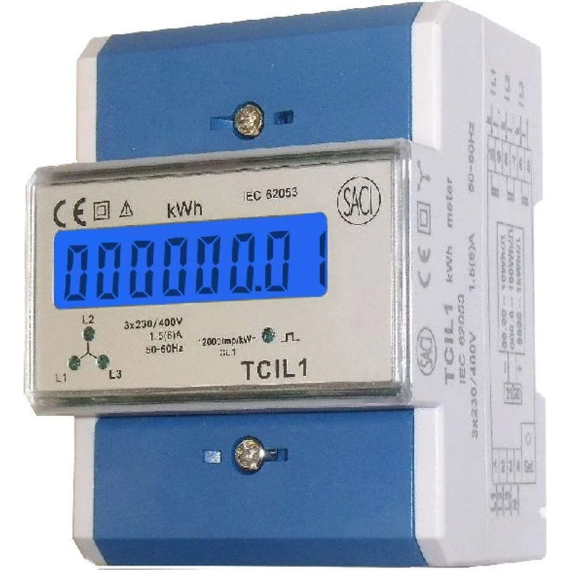 Saci KWH elmåler, transformermåling, 4 modul