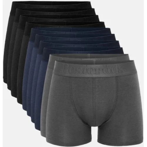 Resteröds Gunnar Tights 10-pak | Bambusviskose | Multifarvet