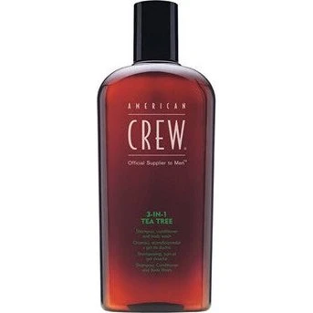American Crew Tea Tree 3-in-1 Shampoo, Balsam & Shower Gel 450 ml