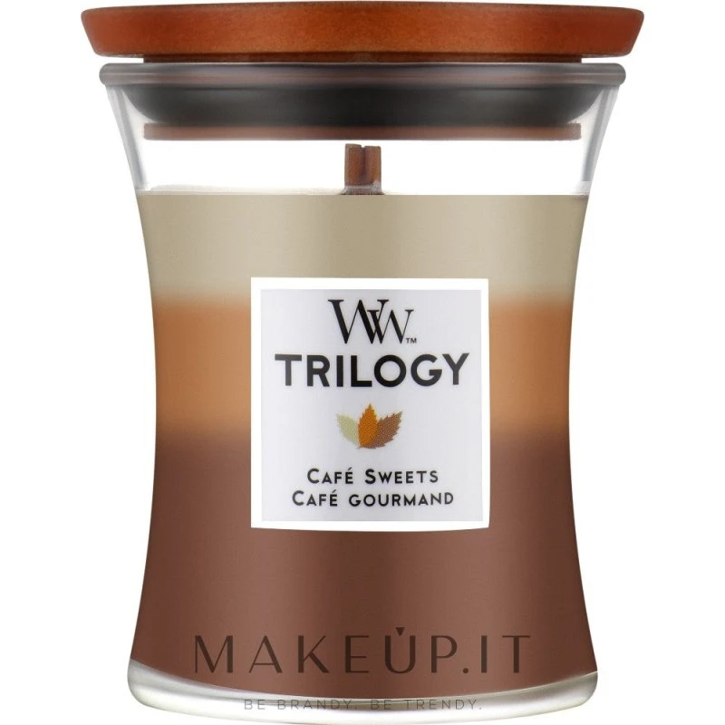 Woodwick Café Sweets Trilogy Duftlys - 275g