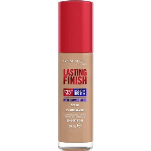 Rimmel Lasting Finish 35h Foundation 200 Soft Beige 30 ml