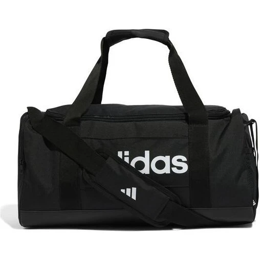 adidas Linear Duffel Small sportstaske – Sort/Hvid