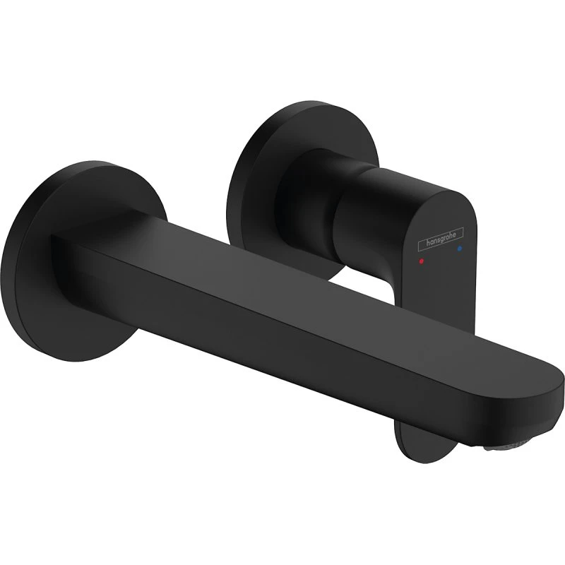 Hansgrohe Rebris S 1-grebs vægarmatur, 20 cm tud, mat sort