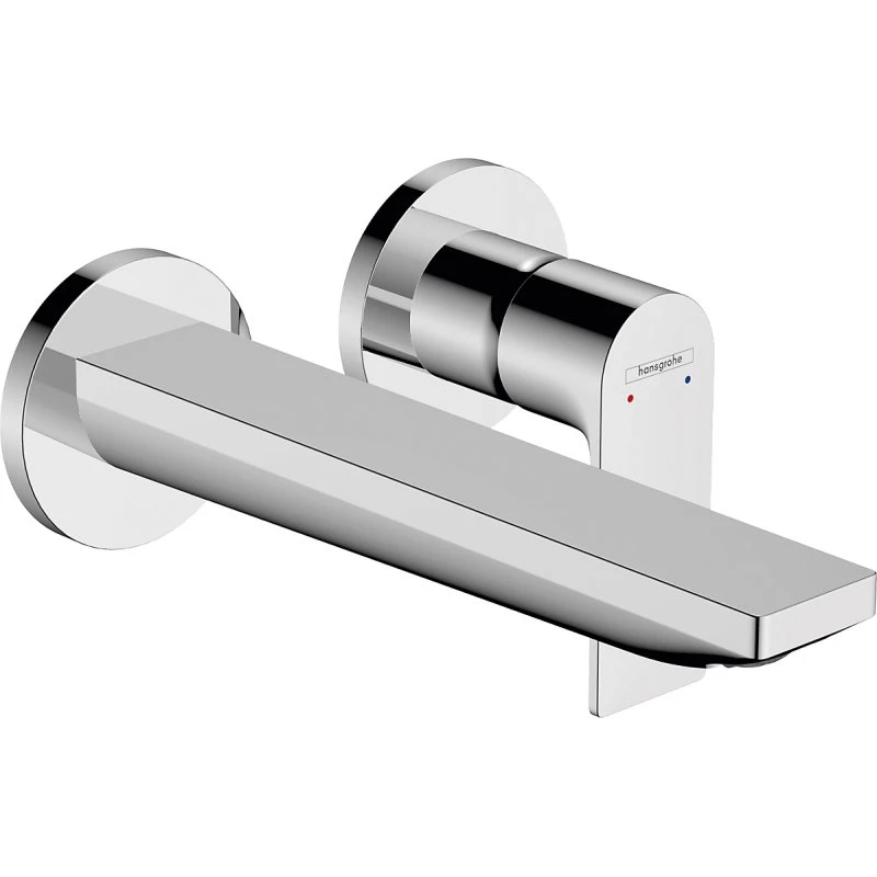 Hansgrohe Rebris E 1-grebs vægmonteret armatur, 20 cm tud, krom