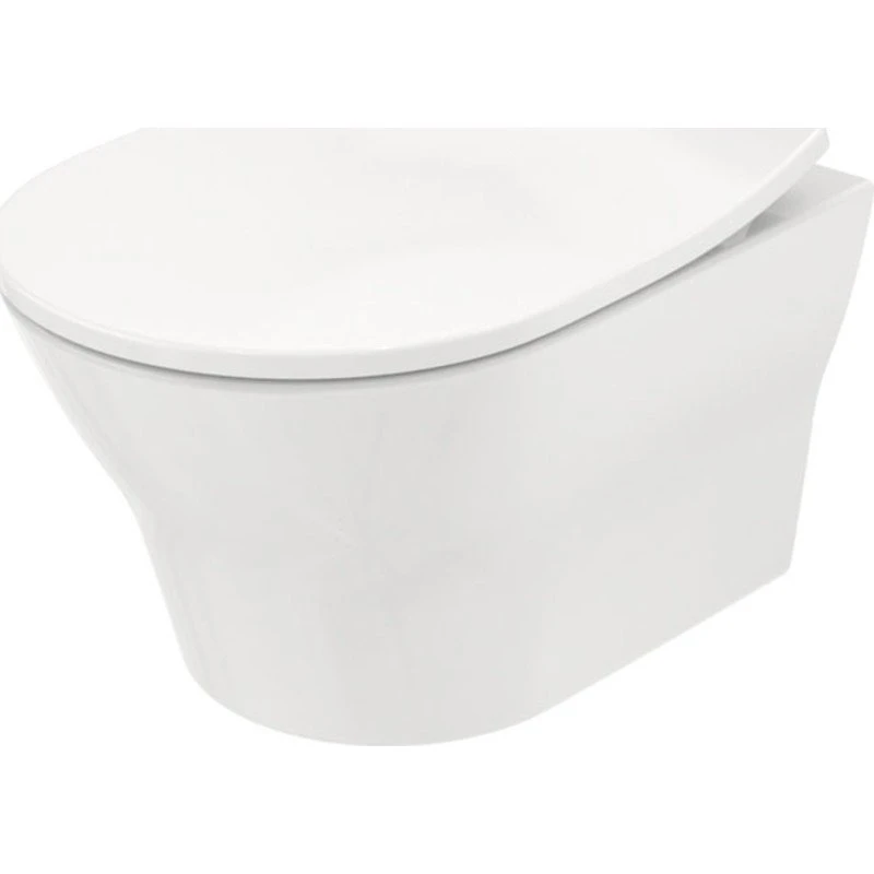 Toto MH væghængt toilet, hvid, uden skyllekant