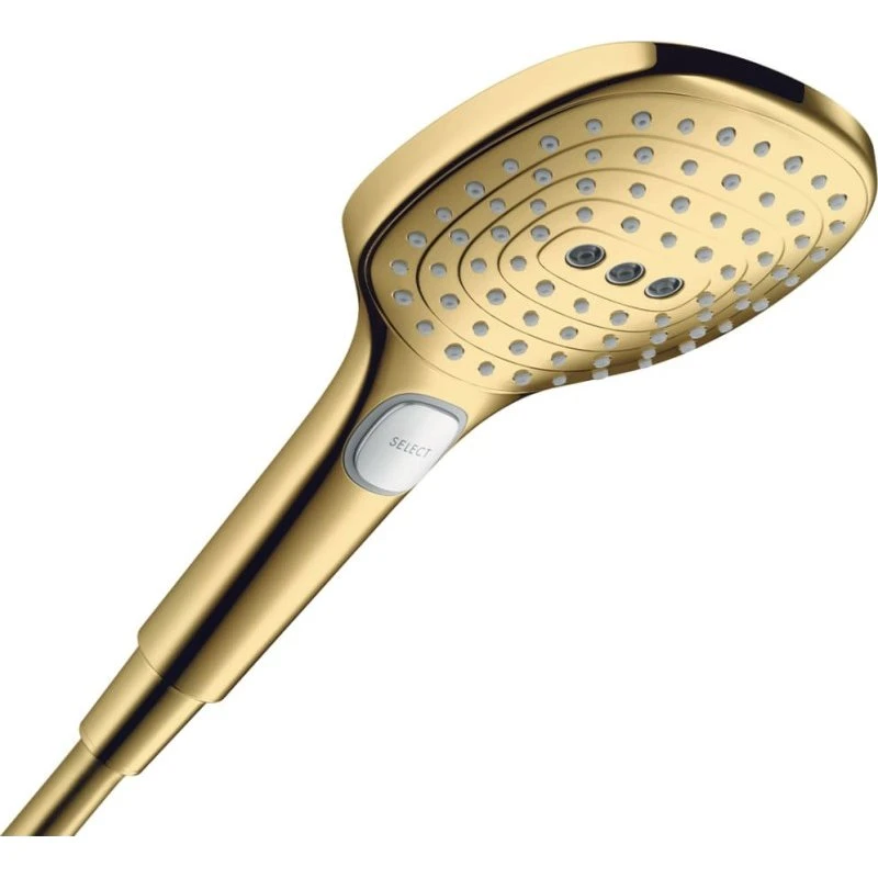 Hansgrohe Raindance Select E 120 håndbruser, poleret guld