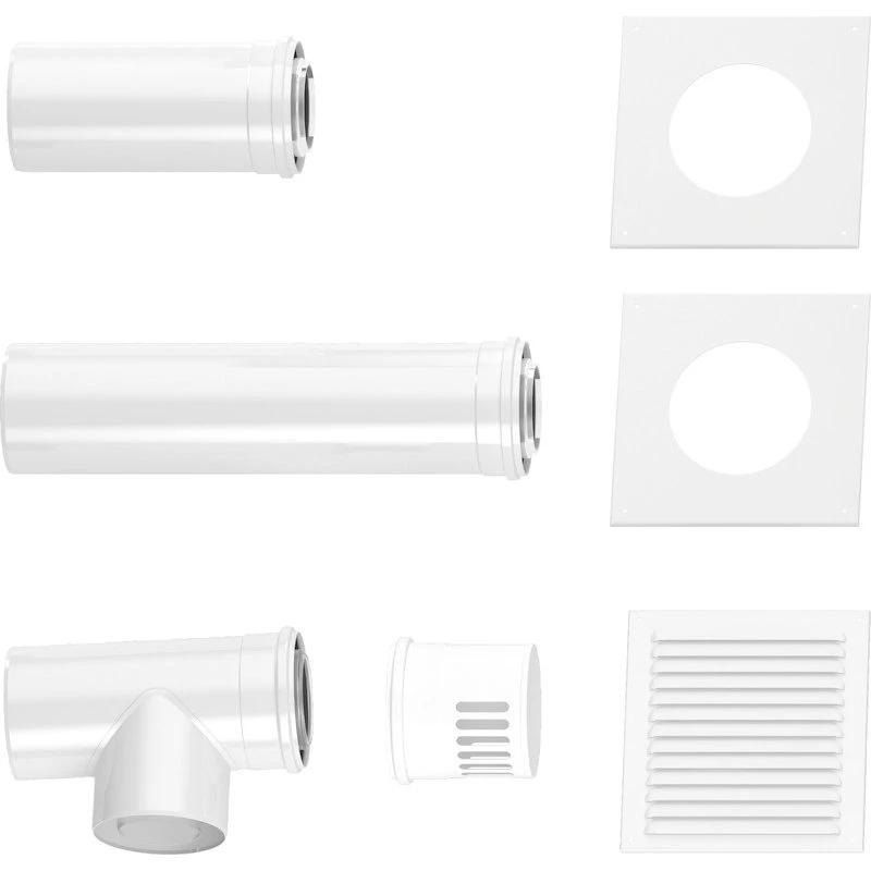 Bosch DN80/125 Luft-facade Aftrækspakke, C53x