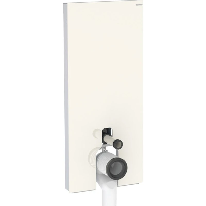 Geberit Monolith cisterne til back-to-wall toilet, 114 cm, beige glas