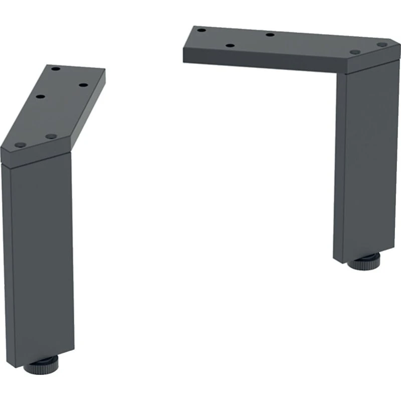 Ifö Sense Art bensæt 163 mm til møbel, sort mat aluminium