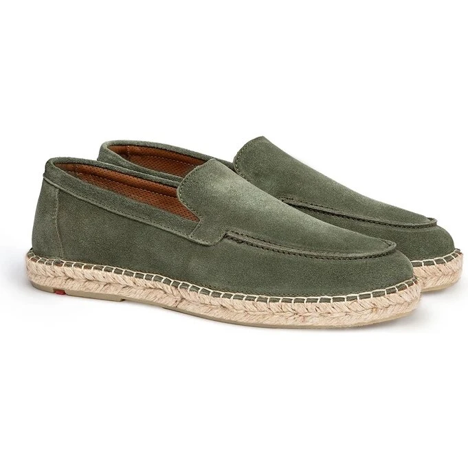 LLOYD EICOS espadrilles grøn ruskind