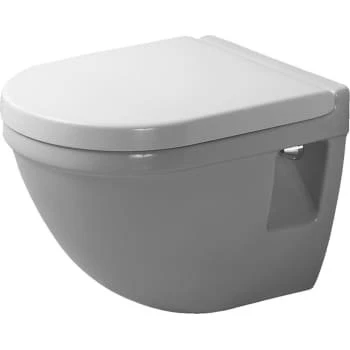 Duravit Starck 3 Compact væghængt toilet, hvid